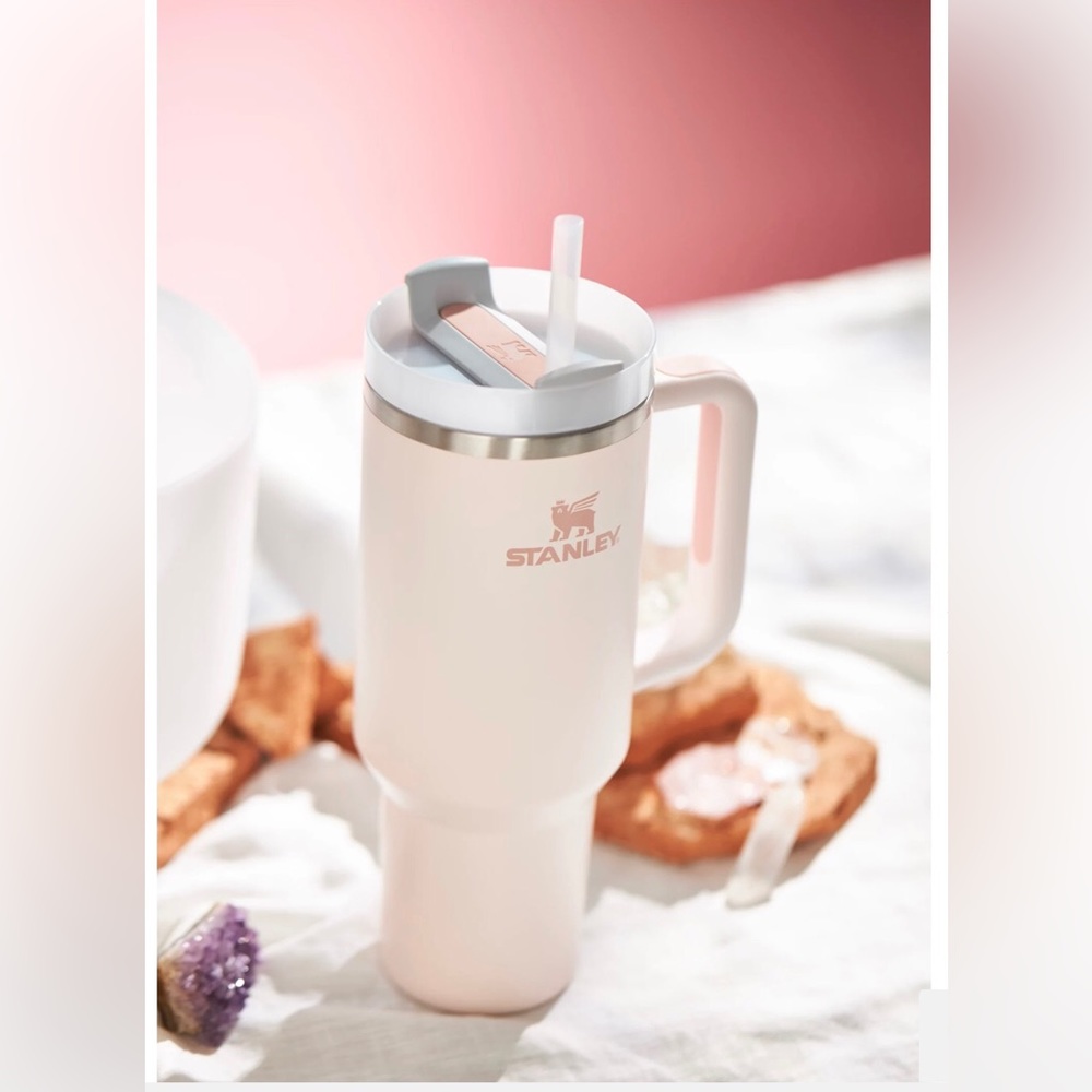 Stanley Quencher H2.0 FlowState Tumbler 40oz (Rose Quartz) Pink